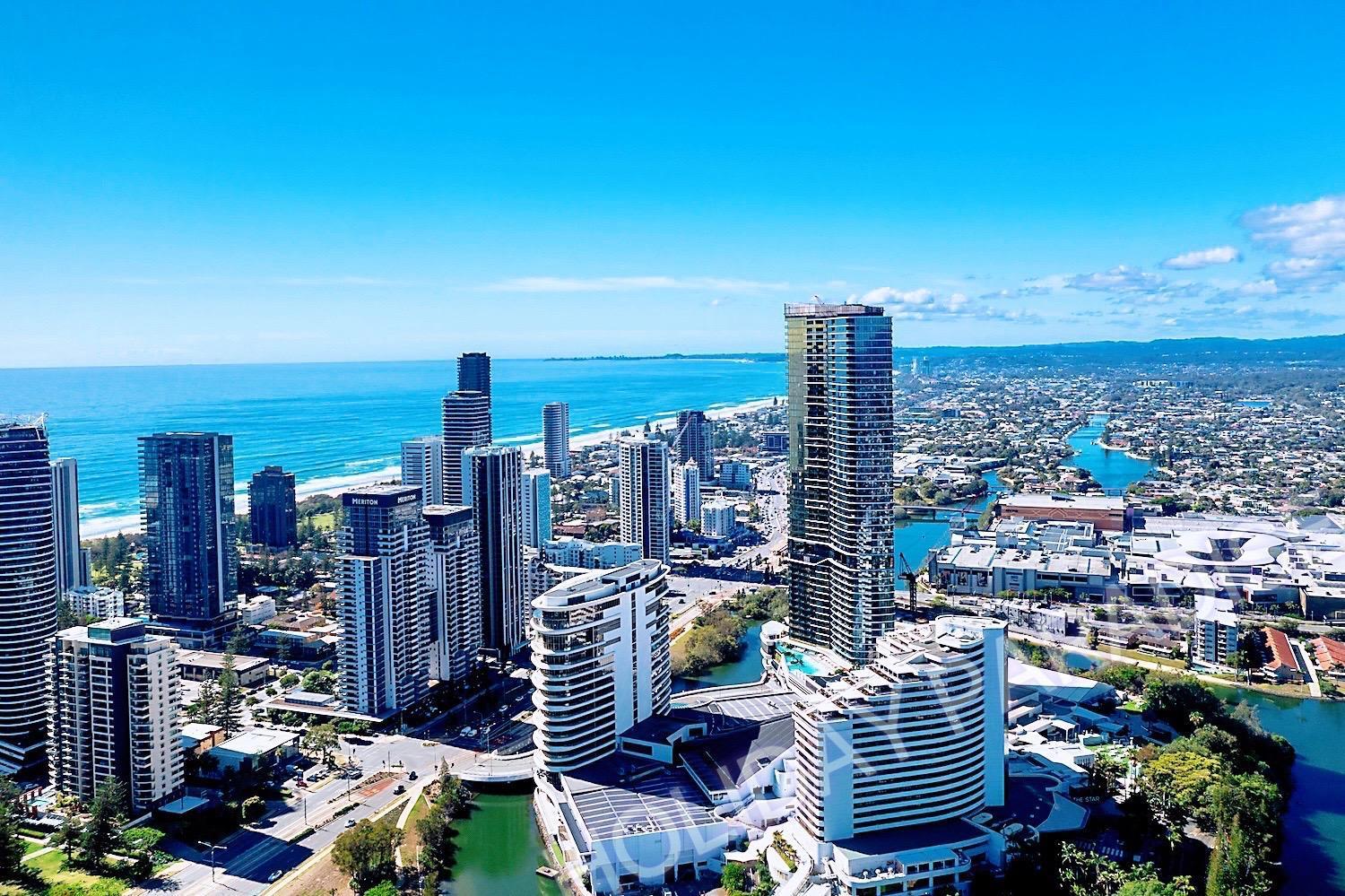 Luxury S Casino Residences Broadbeach - Holiday Paradise Gold Coast Eksteriør billede